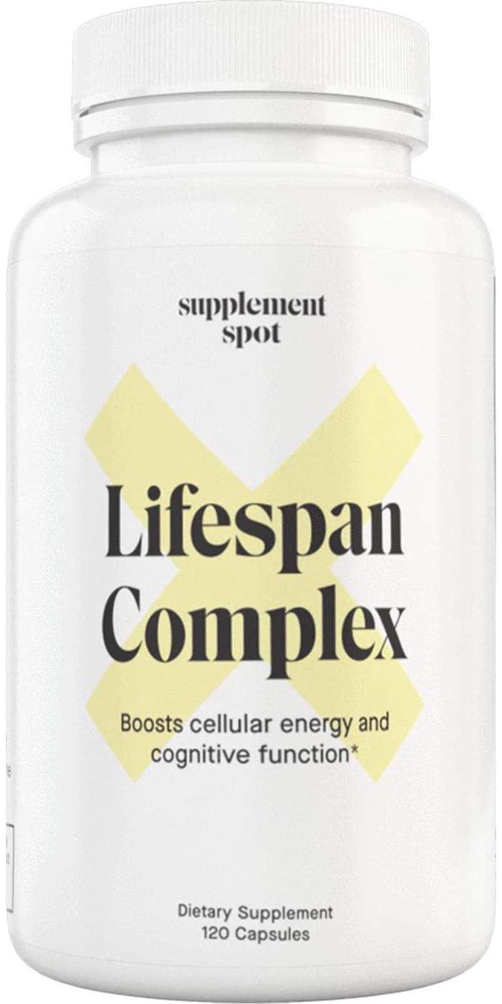 Supplement Spot LifeSpan Complex Capsules | Natural Anti Inflammatory Supplements with Alpha Lipoic Acid and Acetyl-L-Carnitine | 3-in-1 Formula Supports Cognitive Function (120 Capsules)