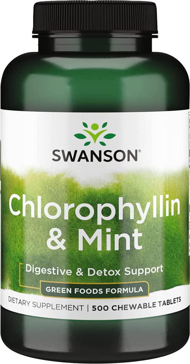 Swanson Chlorophyllin and Mint 500 Chwbls