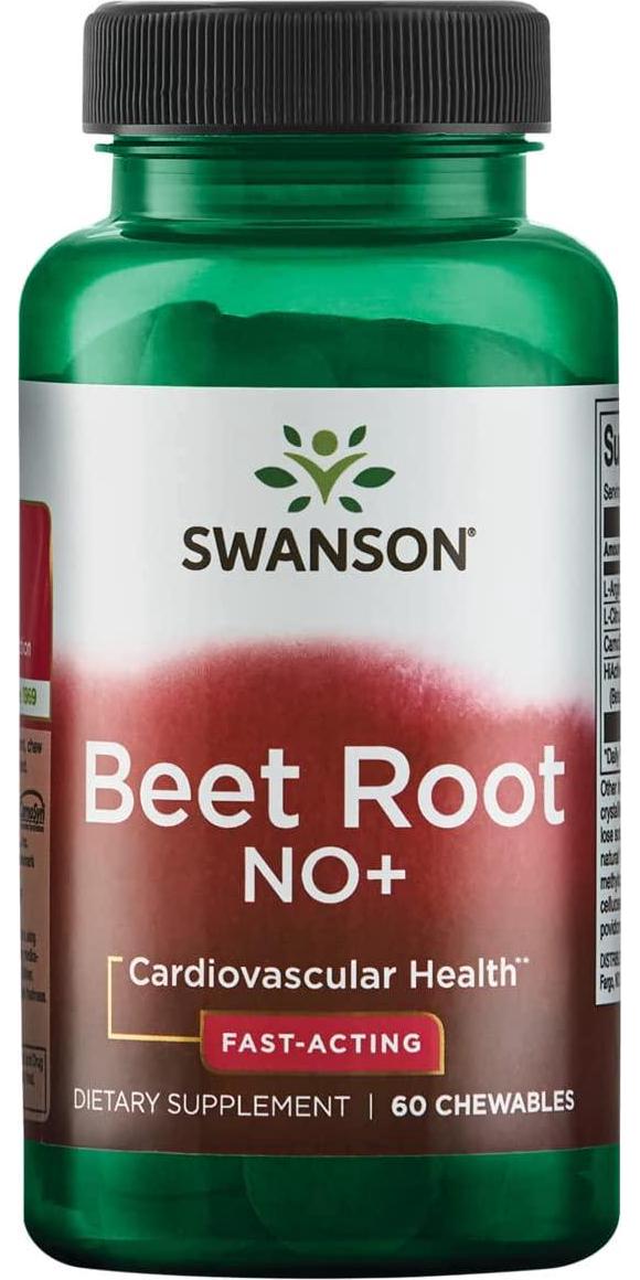 Swanson Fast-Acting Beet Root No+ 60 Chwbls