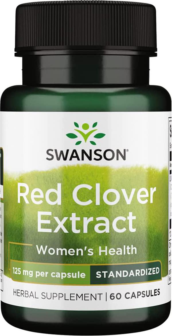 Swanson Herbs Hi-Potency Red Clover Extract (125mg, 60 Capsules)