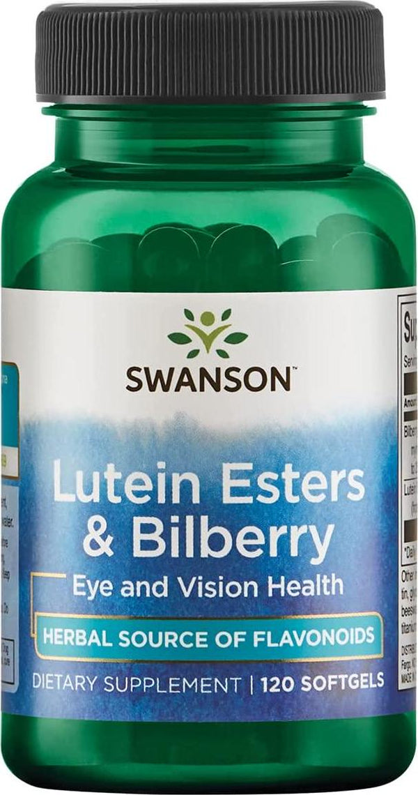 Swanson Lutein and Bilberry 6/20 Milligrams 120 Sgels