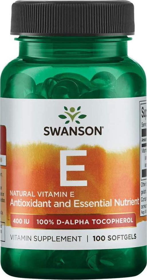 Swanson Natural Vitamin E 400 Iu (268 Milligrams) 100 Sgels