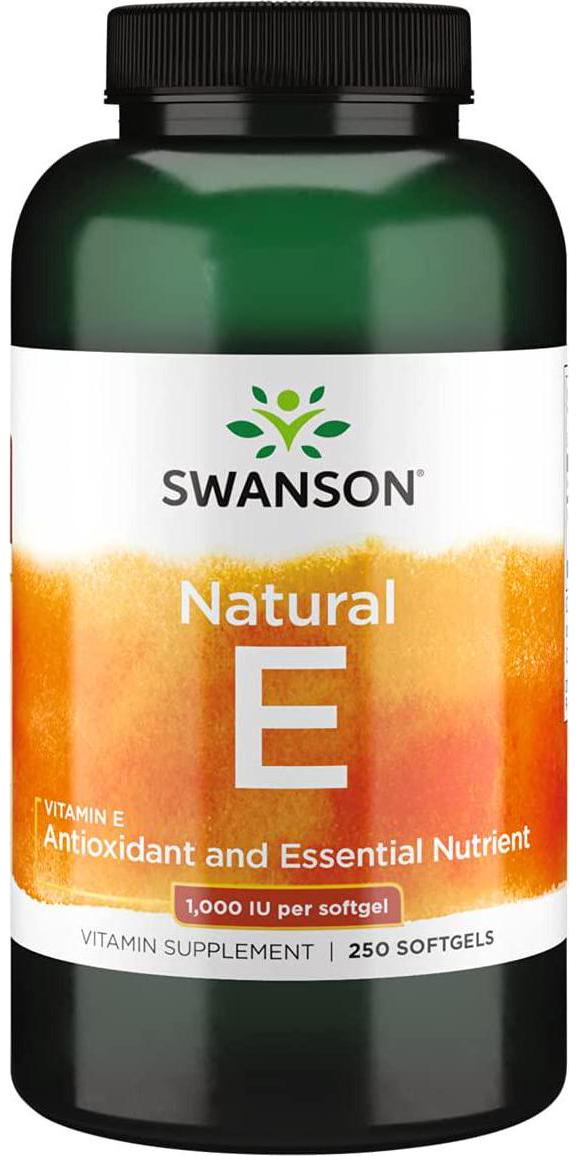 Swanson Natural Vitamin E 1000 Iu (671.10 Milligrams) 250 Sgels
