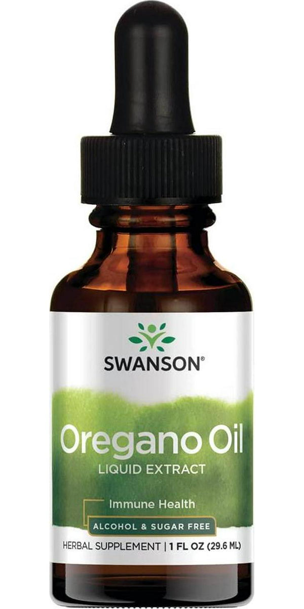 Swanson Oil of Oregano Liquid Extract (Alcohol and Sugar Free) 1 fl Ounce (29.6 ml) Liquid