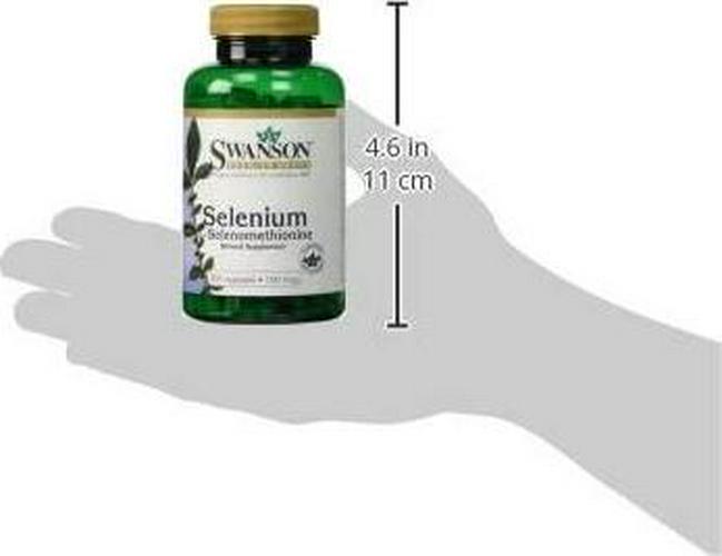 Swanson Premium Selenium 100 mcg 300 Capsules - Dietary Supplement
