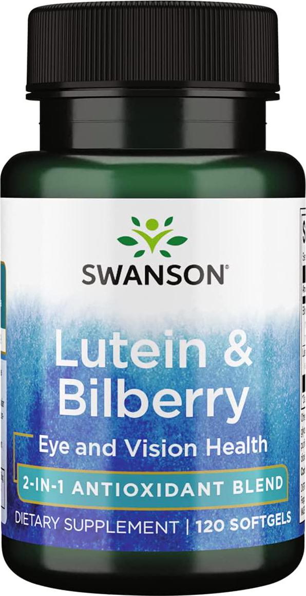 Swanson Standardized Lutein and Bilberry 120 Sgels