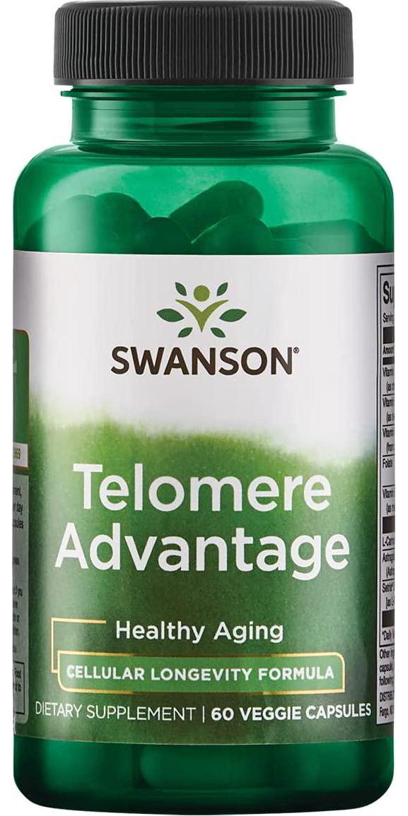 Swanson Telomere Advantage 60 Veg Capsules