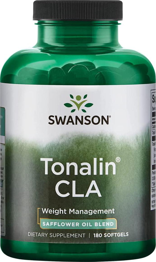 Swanson Tonalin Cla (Safflower Oil Blend) 1000 Milligrams 180 Sgels