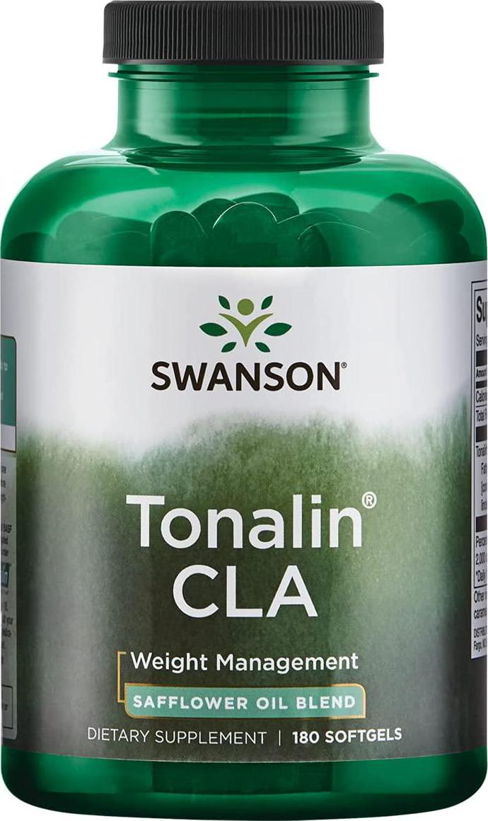 Swanson Tonalin Cla (Safflower Oil Blend) 1000 Milligrams 180 Sgels