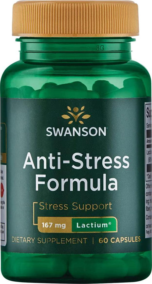 Swanson Women's Anti-Stress Formula (Lactium) 167 Milligrams 60 Capsules