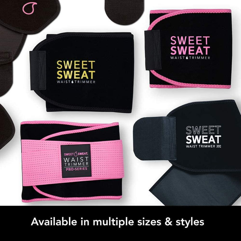 Sweet Sweat &#039;Pro-Series&#039; Waist Trimmer Belt | Premium Waist Trainer with adjustable straps for a Tighter Fit and Better Sweat!
