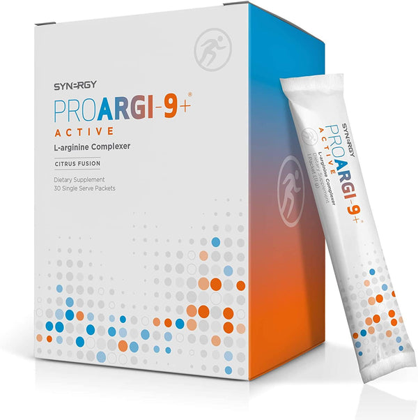 Synergy ProArgi-9 Plus Active L-Arginine Complexer Dietary Supplement - Citrus Fusion - 30 Packets