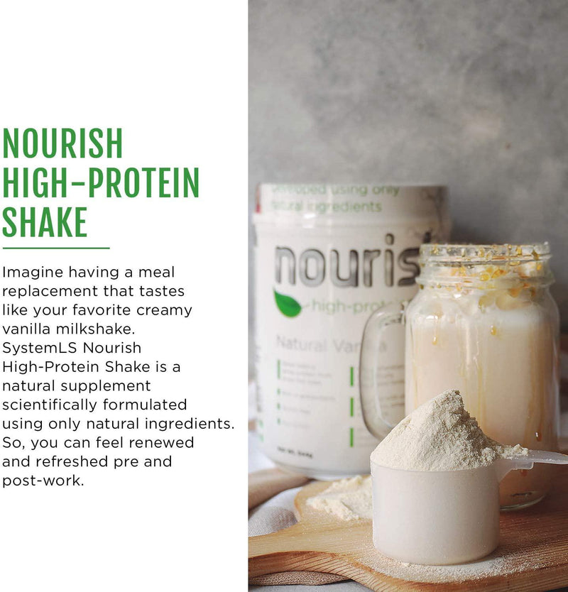 SystemLS Nourish High-Protein Vanilla Shake 580 g