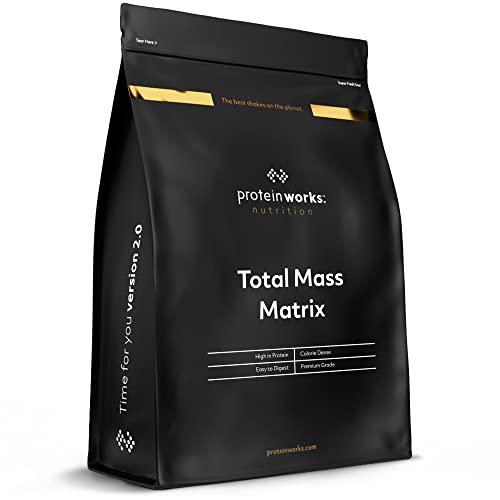 THE PROTEIN WORKS Total Mass Matrix | Mass Gainer | Calorie Dense Weight Gainer | Protein Powder | Chocolate Silk | 2 Kg