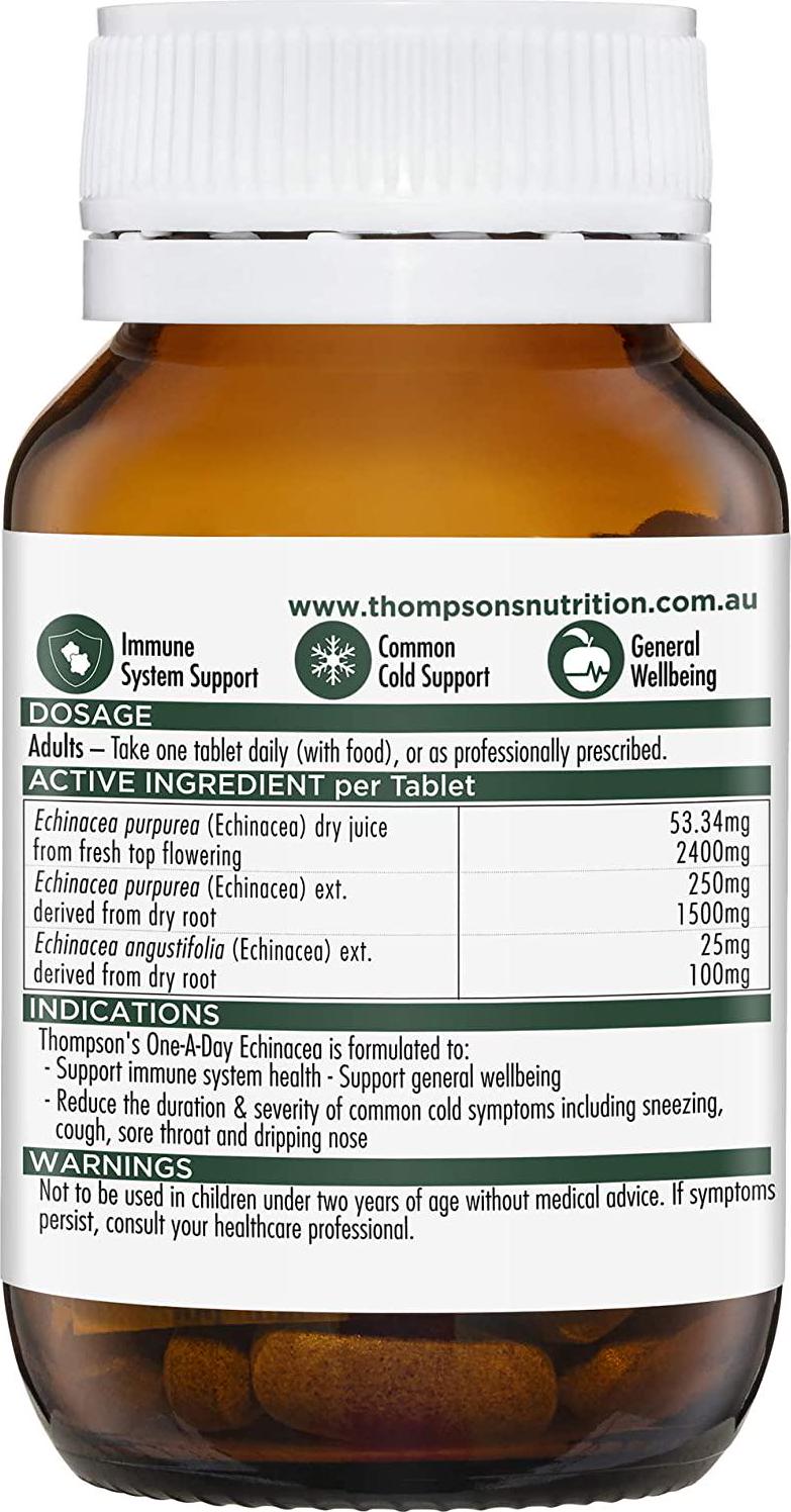 THOMPSONS Echinacea 60 Tablets