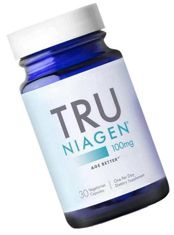 TRU NIAGEN 100mg NAD+ Booster Supplement Nicotinamide Riboside NR for Energy Metabolism, Cellular Repair and Healthy Aging (Patented Formula) More Efficient Than NMN-30 Count-100mg-1 Month/1 Bottle