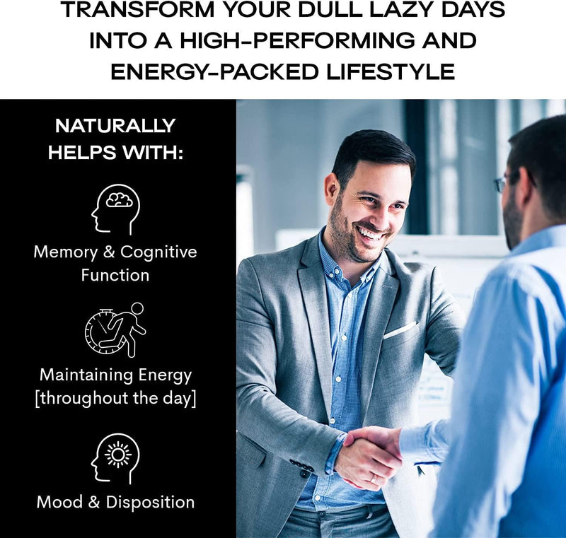 Tempo F Coffee - Zero Calorie Nootropics Brain Support Supplement with Acetyl-L Carnitine, L-Theanine, Rhodiola Rosea Extract, Vitamins B6 and B12, 30 caps