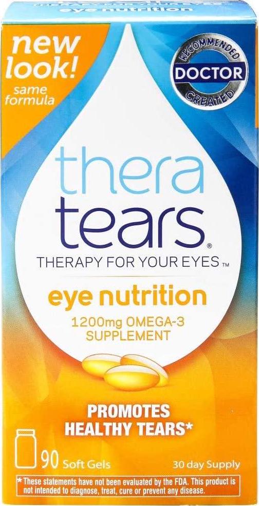 Theratears Nutrition 1200mg Omega-3 Supplement 90 Capsules (2 Pack)