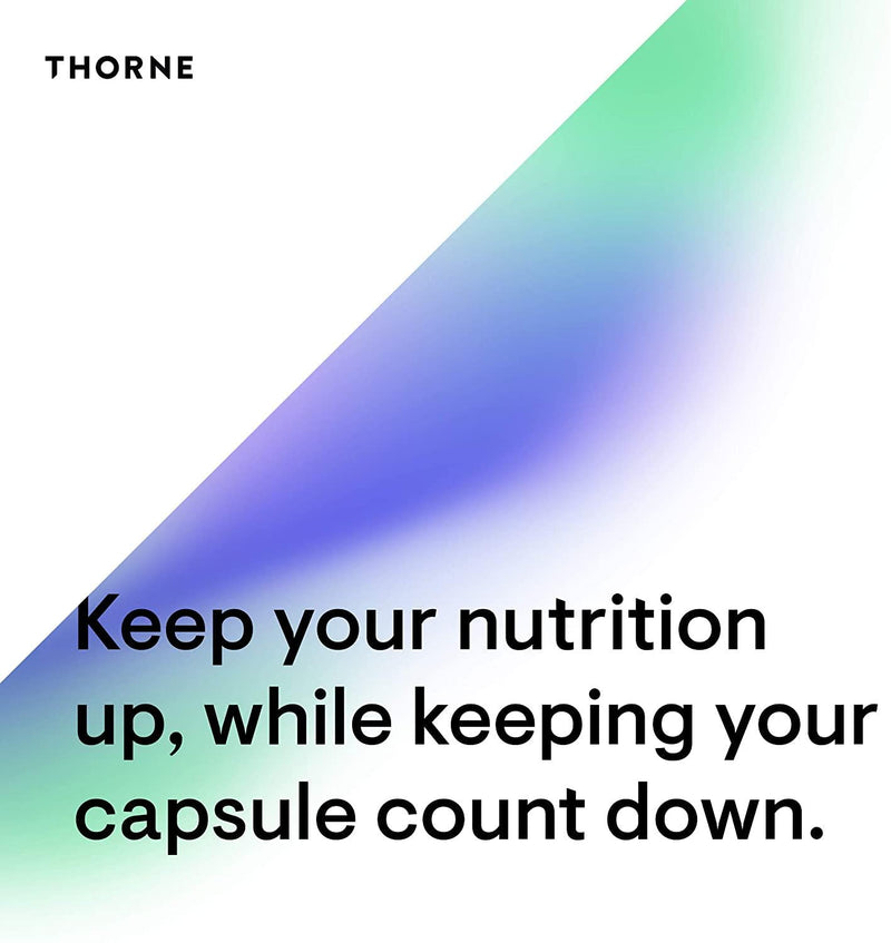 Thorne Basic Nutrients 2/Day - Complete Multivitamin/Mineral Formula - Gluten-Free, Dairy-Free, Soy Free - 60 Capsules (30 Servings)