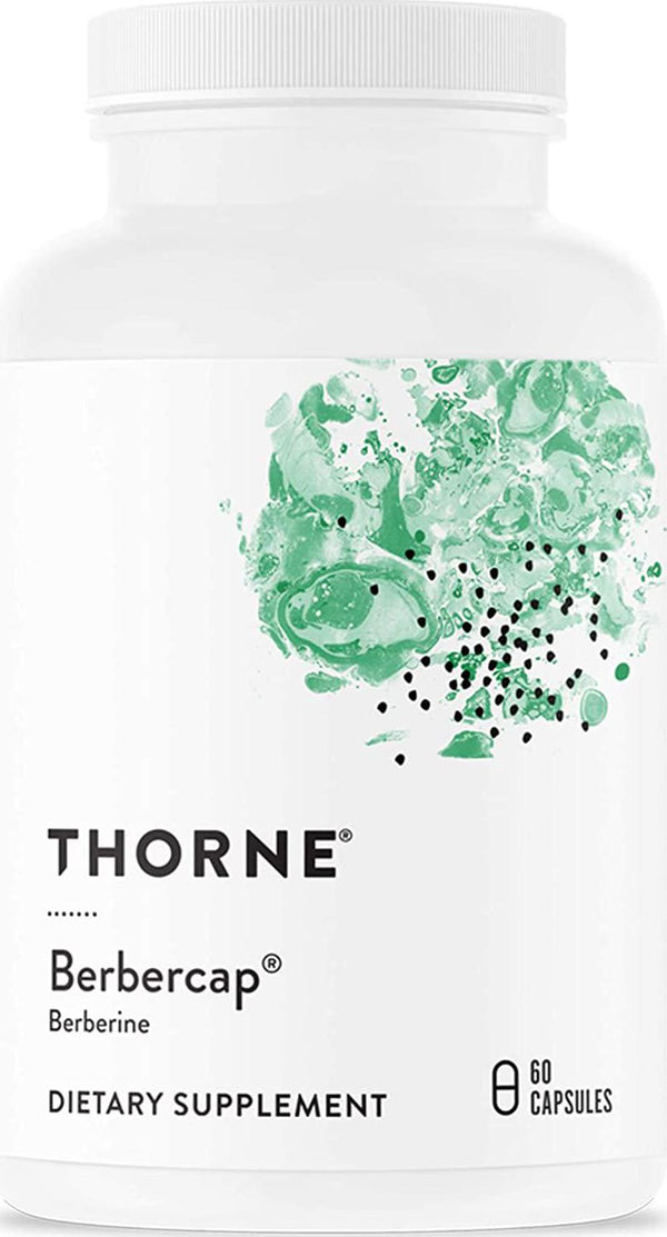 Thorne Berbercap - 200 mg Berberine - Supports Heart Health, Immune System, Weight Management, Healthy Cholesterol, and GI - 60 Capsules