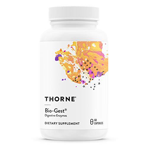 Thorne Bio-Gest - Digestive Enzymes to Support GI Health, Optimal Digestion, and Occasional Indigestion - Gluten-Free, Soy-Free, Dairy-Free - 60 Capsules