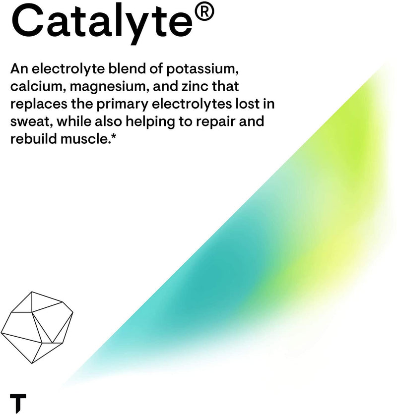 Thorne Catalyte - Restoration Complex to Balance Electrolyte Levels - Post-Workout Hydration Drink Mix - Gluten-Free, Soy-Free - NSF Certified for Sport - Lemon Lime Flavor - 11.01 Oz - 30 Servings