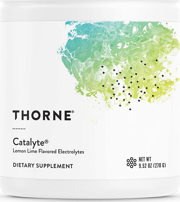 Thorne Catalyte - Restoration Complex to Balance Electrolyte Levels - Post-Workout Hydration Drink Mix - Gluten-Free, Soy-Free - NSF Certified for Sport - Lemon Lime Flavor - 11.01 Oz - 30 Servings
