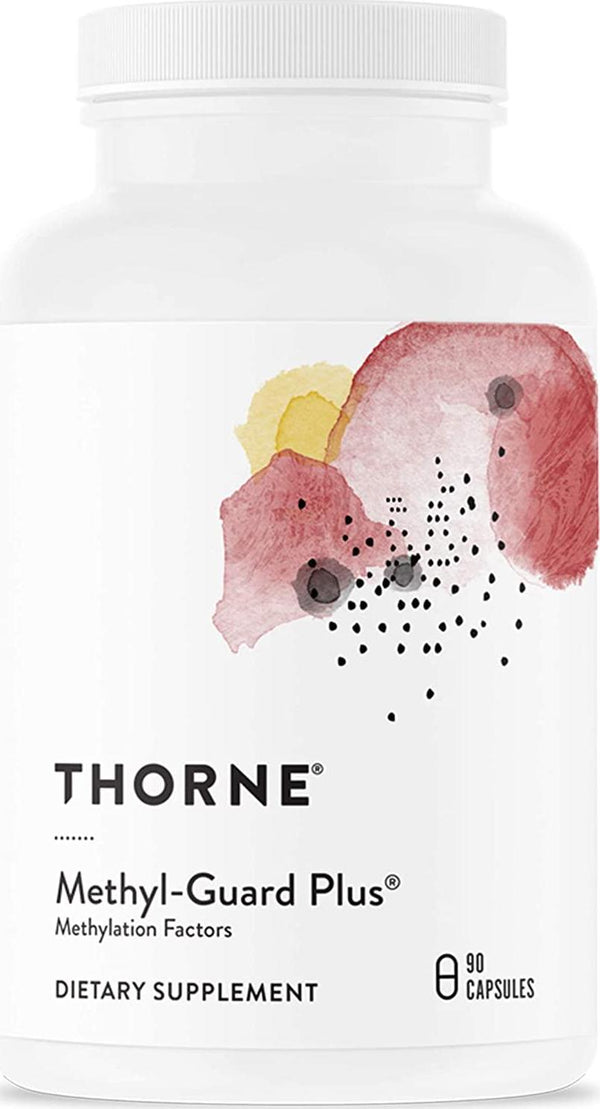 Thorne Methyl-Guard Plus - Active folate (5-MTHF) with Vitamins B2, B6, and B12 - Supports methylation and Healthy Level of homocysteine - Gluten-Free, Dairy-Free, Soy-Free - 90 Capsules