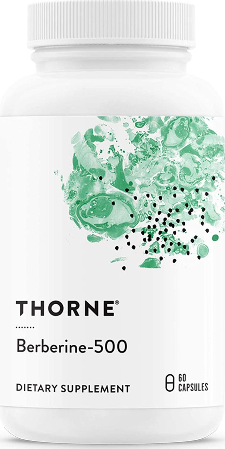 Thorne Research - Berberine-500 - Botanical Compound - 60 Capsules