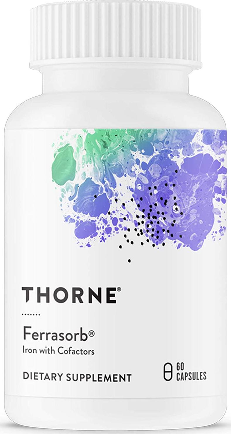 Thorne Research - Ferrasorb - Bioavailable Iron with Essential Nutrients - 60 Capsules