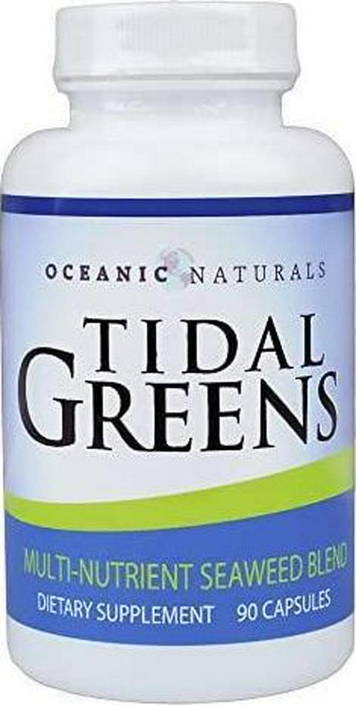 Tidal Greens Natural Seaweed Supplement: Helps Thyroid Support, Boost Energy Level, and Strengthen Immune System. All Natural Multi-Nutrient Seaweed Blend. 90 Vegetarian Capsules ... (1)