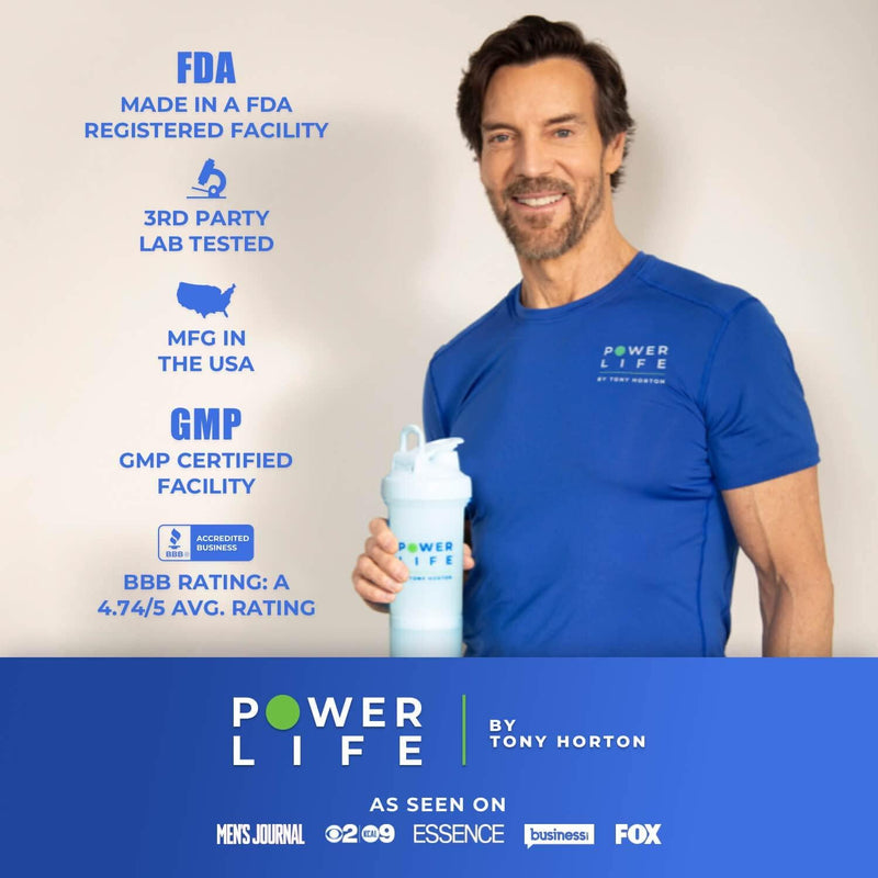 Tony Horton PowerLife High Impact Performance Preworkout Powder, 20 Servings