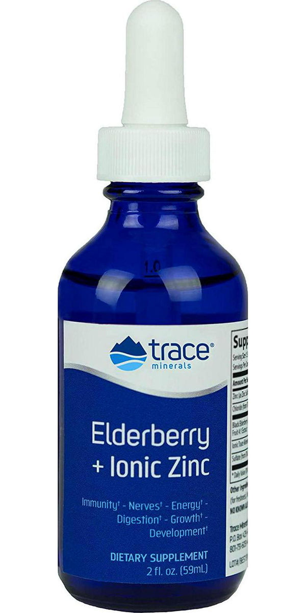 Trace Minerals Elderberry Plus Ionic Zinc, 2 fl oz