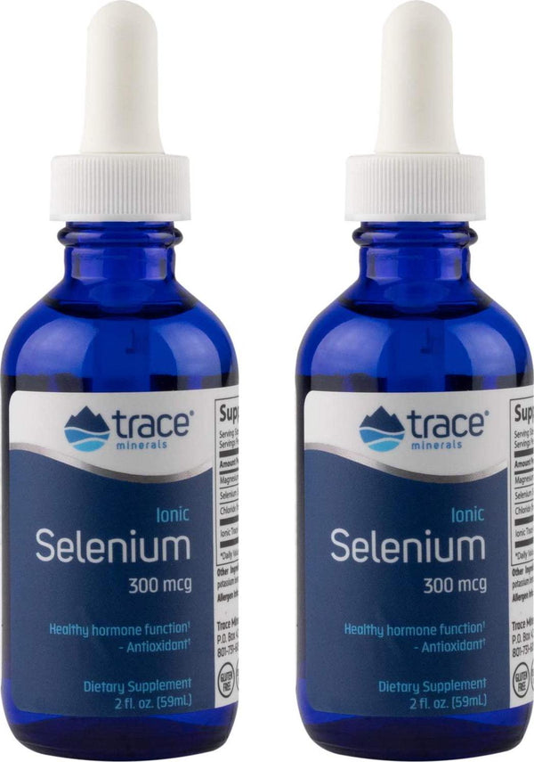 Trace Minerals Liquid Ionic Selenium, 2-Ounce (2 Bottle Pack)