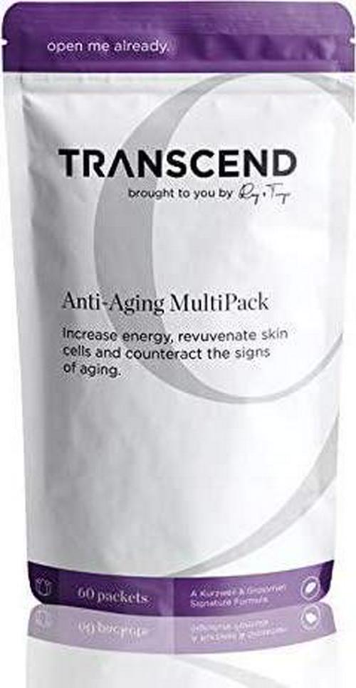 Transcend (Formerly Ray and Terry's) Anti-Aging Supplement Combination: 30 Day Supply Individual Dose Packets Contain 3 Supplements to Counterract Biochemical Aging