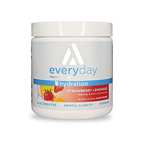 TransformHQ Hydration 42 Servings (Strawberry Lemonade) - Electrolytes, Mental Clarity, Vitamins