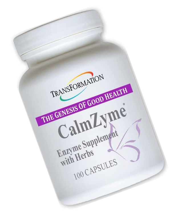 Transformation Enzymes CalmZyme, 100 Capsules - #1 Practitioner Recommended - Maximize Digestion of Nutrients, Production of Energy and Aid in Immune Support,