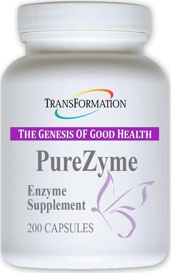 Transformation Enzymes Purezyme, 1 Practitioner Recommended - Assists The Body In Maximum Digestion Of Nutrients,Production Of Energy, and Aid In Immune Support, (200)