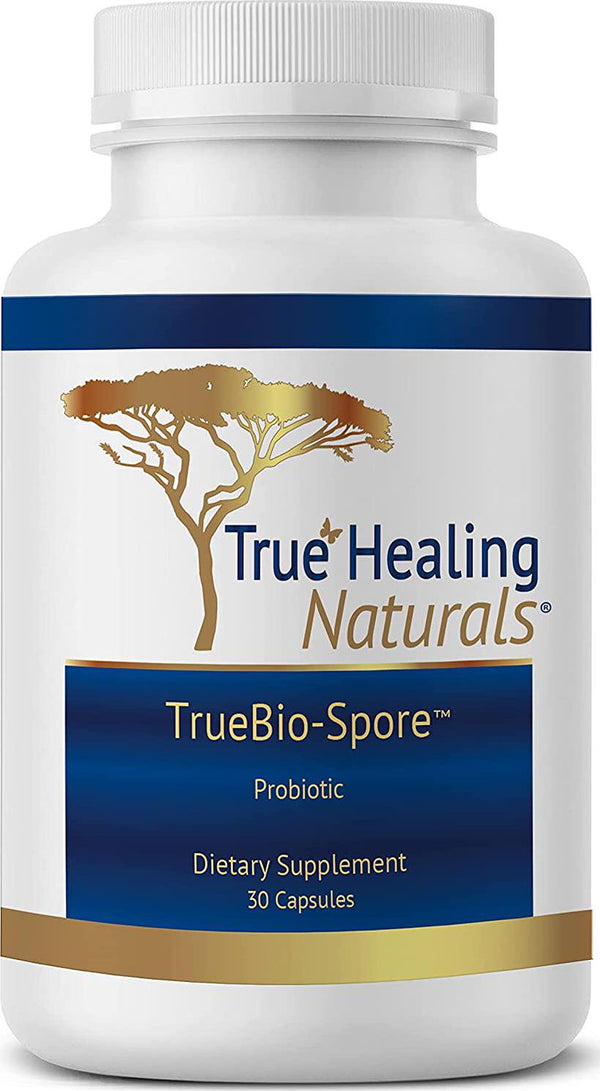 True Healing Naturals - TrueBio-Spore - Probiotic Supplement - Resilient and Powerful with 50 Billion CFU of Probiotic - 30 Capsules