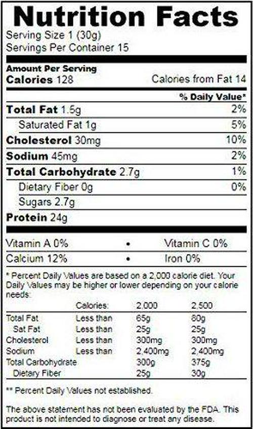 True Nutrition Grass-Fed Whey Protein [Milk] (Vanilla 1lb.)