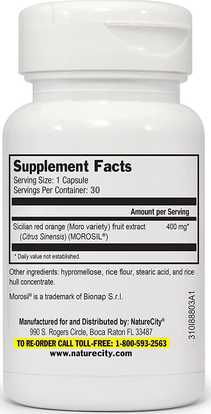 True-Slim 400mg Morosil Weight and Fat Loss Supplement Helps Reduce Fat Accumulation