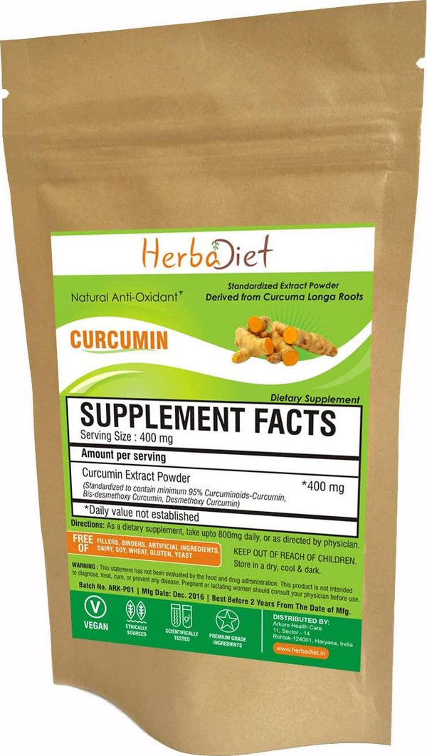 Turmeric Curcumin 95% Natural Curcumin Extract Powder Bulk Standardized Curcuminoids No Fillers Non GMO