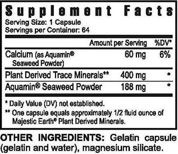 ULTIMATE MINERAL CAPS - 64 CAPS - 2 Bottles