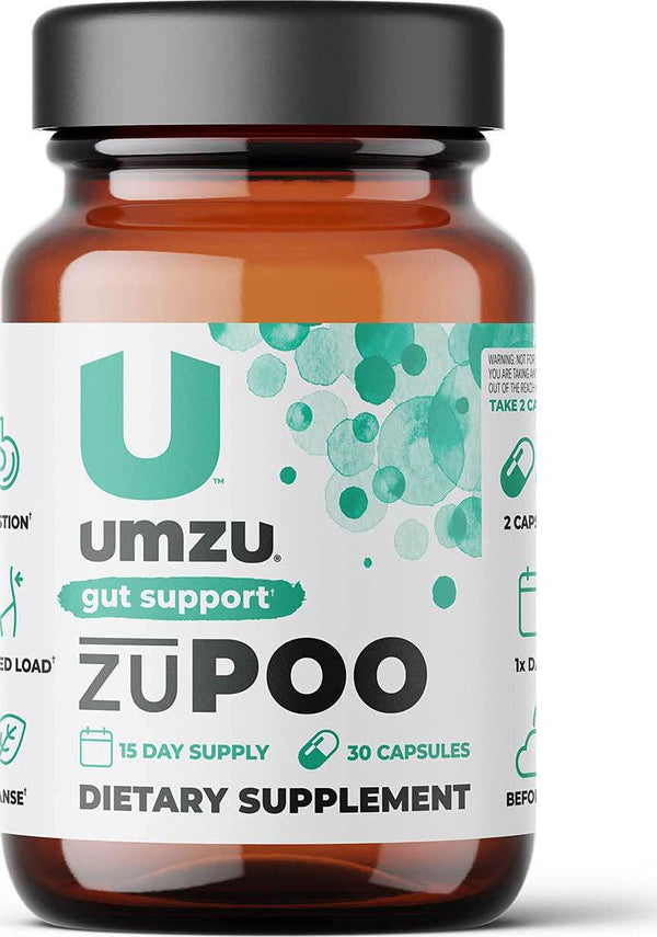UMZU zuPoo 15-Day Supply - Relief from Temporary Bloating - Gentle Laxative Properties - Can Flush Toxins - Support Weight Management - USA Made