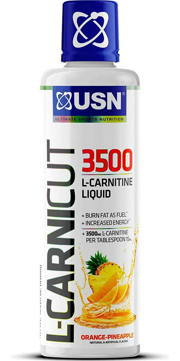 USN Supplements L-Carnicut 3500, Orange and Pineapple, 15.22 Fluid Ounce
