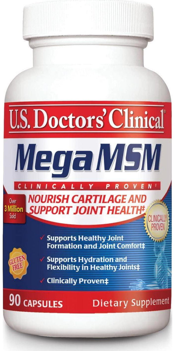 U.S. Doctors' Clinical Mega Msm Bone and Joint Supplement, 90 Count