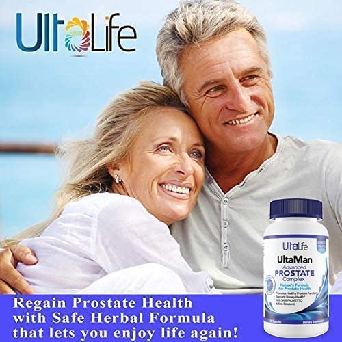 UltaLife Advanced Saw Palmetto Prostate Supplement For Men w/ Beta Sitosterol +