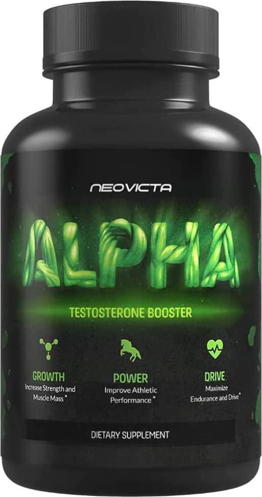 Ultimate Male Enhancing Supplement - Increase Size and Stamina - Testosterone Booster for Men - Neovicta Alpha - Pills for Men - Test Booster (58 Count)
