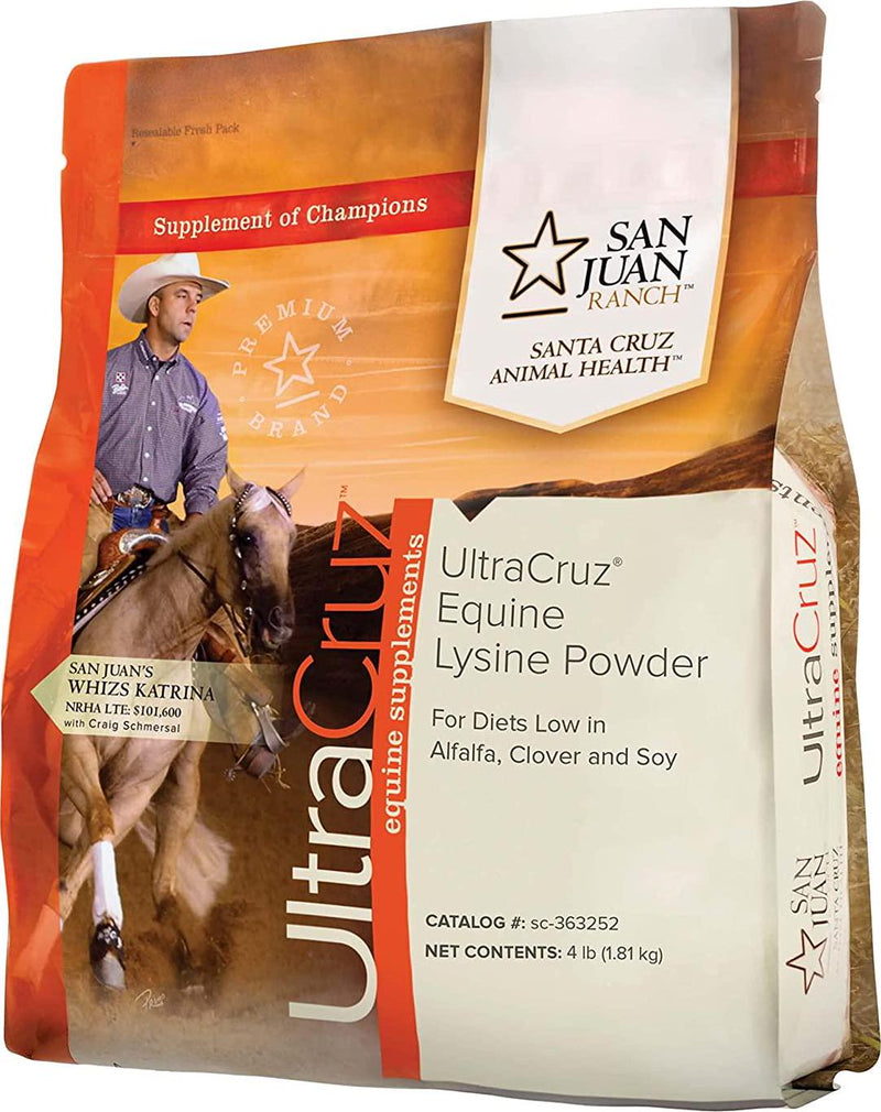UltraCruz - sc-363252 Equine Lysine (Pure) Supplement for Horses, 4 lb, Powder (360 Day Supply)