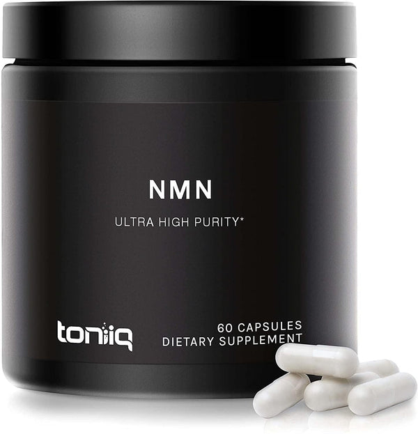 Ultra High Purity Stabilized NMN Capsules - 99.7% Highly Purified for Increased Bioavailability - 300mg - Naturally Boost NAD+ Levels - 60 Capsules NMN Nicotinamide Mononucleotide Supplement